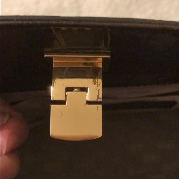 Michael Kors Astrid Croc Embossed Satchel & Wallet - Picture 7 of 8